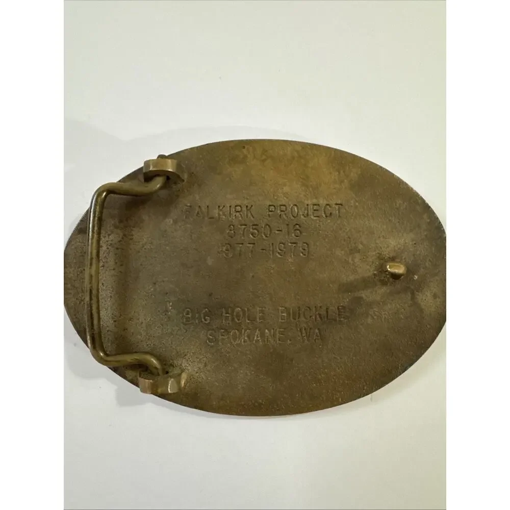 Vintage F & E Erection Co Belt Buckle 8750-16 Dragline Underwood ND